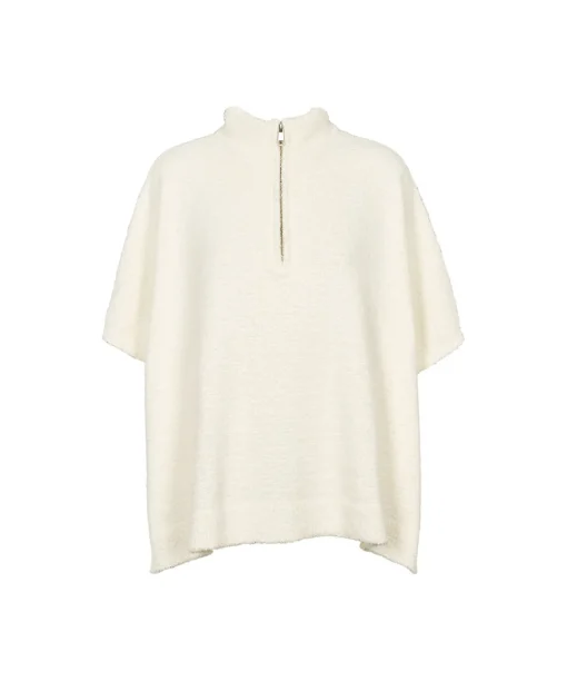 Missya Top/ Loungeshirt/ Pyjamas<002 002 IVORY - Comfy Poncho