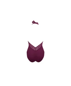 Lise Charmel Badedragter<6149 AP/AJOURAGE PRUNE - Ajourage Co Swimsuit