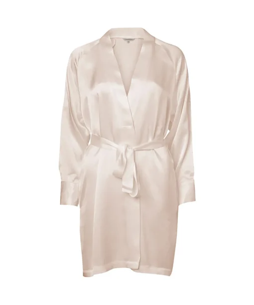 Lady Avenue Kåber<104 BAILEY - LA - Silk Woven Short Kimono