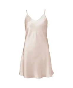 Lady Avenue Natkjoler/ Underkjoler/ Chemiser<104 BAILEY - LA - Silk Woven Slip W/Cording