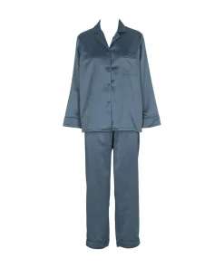 Missya Pyjamas/ Loungewear<030 BERING SEA - Leo Sateen Pyjamas