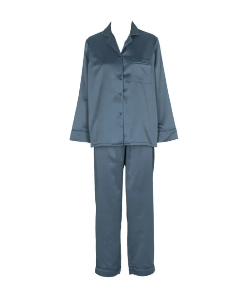 Missya Pyjamas/ Loungewear<030 BERING SEA - Leo Sateen Pyjamas