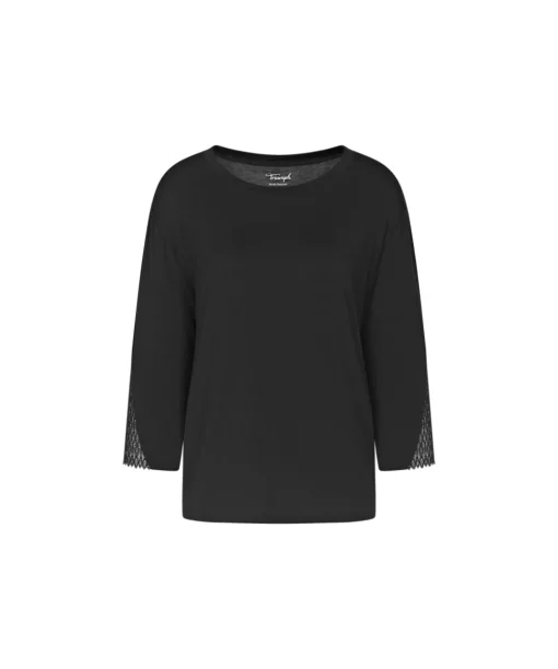 Triumph Top/ Loungeshirt/ Pyjamas<0004 BLACK - Aura Spotlight Top