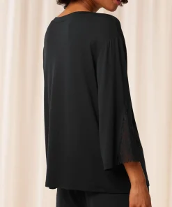 Triumph Top/ Loungeshirt/ Pyjamas<0004 BLACK - Aura Spotlight Top
