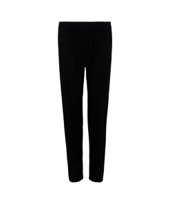 Lady Avenue Pyjamas/ Loungewear<02 BLACK - Bamboo Homewear Bamboo Long Sleeve Pyjamas Wit