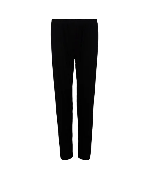 Lady Avenue Pyjamas/ Loungewear<02 BLACK - Bamboo Homewear Bamboo Long Sleeve Pyjamas Wit