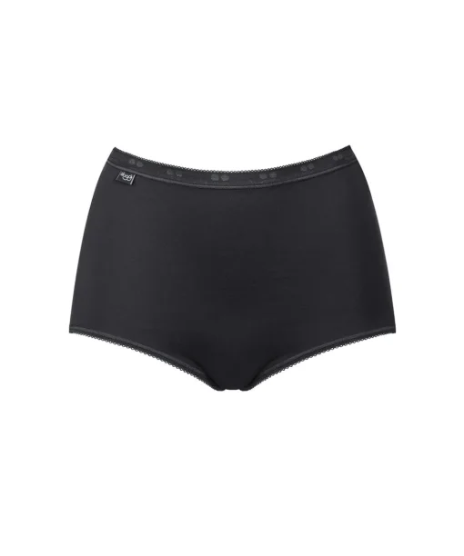 Sloggi Trusser<0004 BLACK - Basic+ Maxi