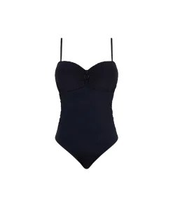 Femilet Badedragter<011 BLACK - Bonaire Bandeau T-shirt Swimsui Straps