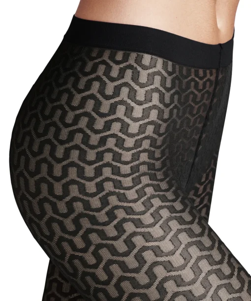 Falke Strømpebukser/ Leggings<3009 BLACK - Cryptogram Tights