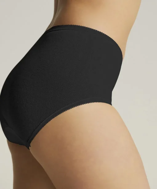 Femilet Trusser<011 BLACK - Debbie Midi Brief Pack