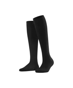 Falke Knæstrømper<3009 BLACK - Family KH Knee High