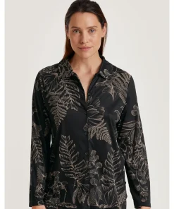 Calida Top/ Loungeshirt/ Pyjamas<992 BLACK - Favourites Seduction Shirt Long-Sleeve