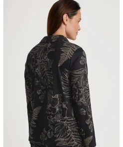 Calida Top/ Loungeshirt/ Pyjamas<992 BLACK - Favourites Seduction Shirt Long-Sleeve
