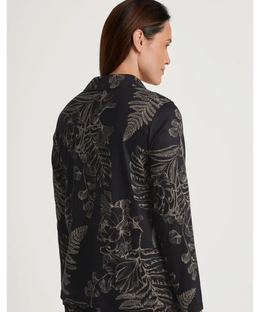 Calida Top/ Loungeshirt/ Pyjamas<992 BLACK - Favourites Seduction Shirt Long-Sleeve