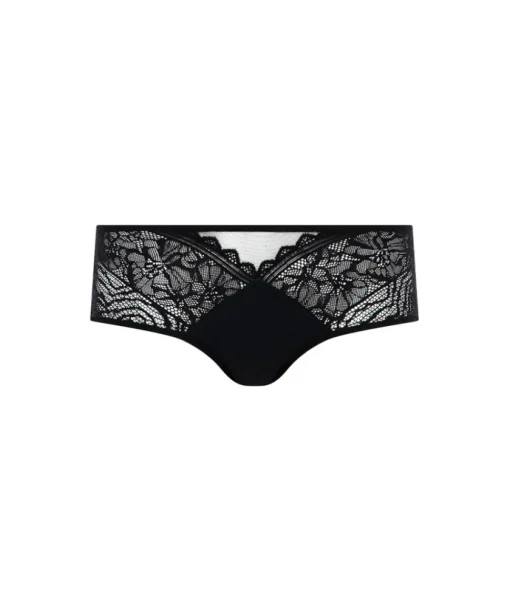 Chantelle Trusser<011 BLACK - Floral Touch Covering Shorty