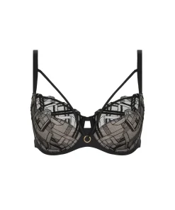 Chantelle Bh'er<011 BLACK - Graphic Support Very Covering Underwired Bra