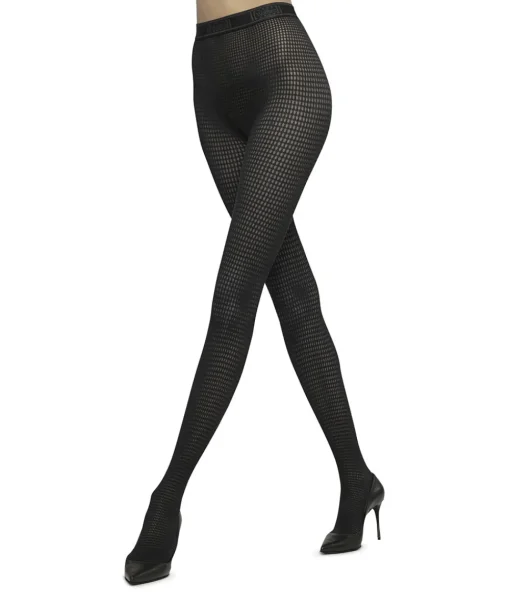 Wolford Strømpebukser/ Leggings<7005 BLACK - Grid Net Tight