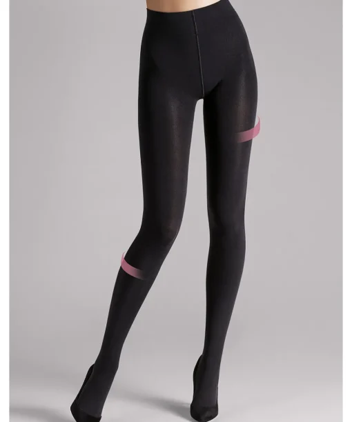 Wolford Strømpebukser/ Leggings<7005 BLACK - Ind. 100 Leg Support Strømpebukser/Leggings