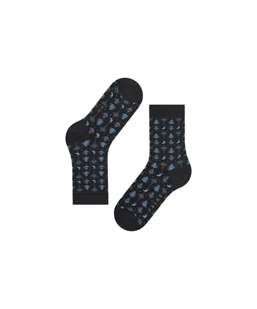 Falke Ankelstrømper/ Sokker<3000 BLACK - Merry Party SO Socks