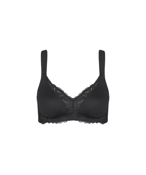 Triumph Bh'er<0004 BLACK - Modern Lace+cotton Bh Uden Bøjle