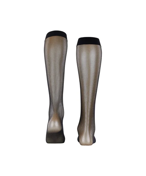 Falke Knæstrømper<3009 BLACK - Net KH Knee-High