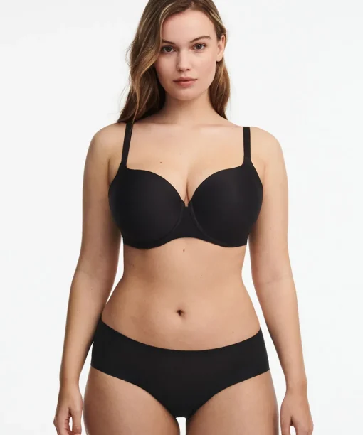 Chantelle Bh'er<011 BLACK - Norah Bra Tshirt Covering