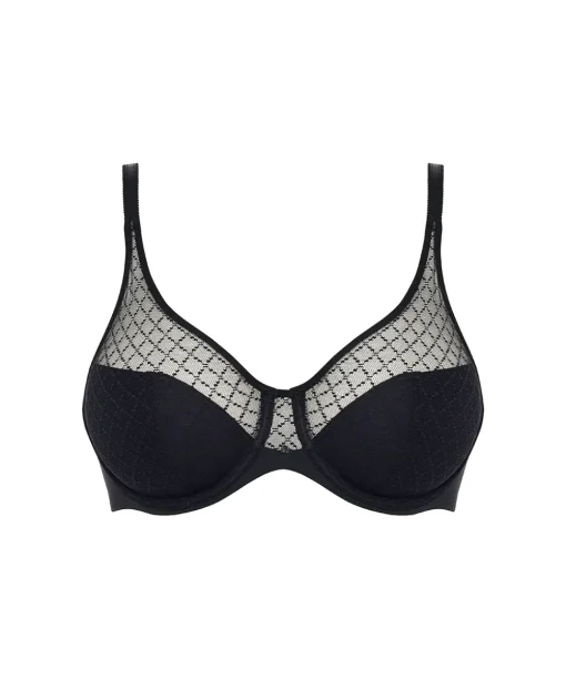 Chantelle Bh'er<011 BLACK - Norah Chic Covering Molded Bra
