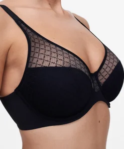 Chantelle Bh'er<011 BLACK - Norah Chic Covering Molded Bra