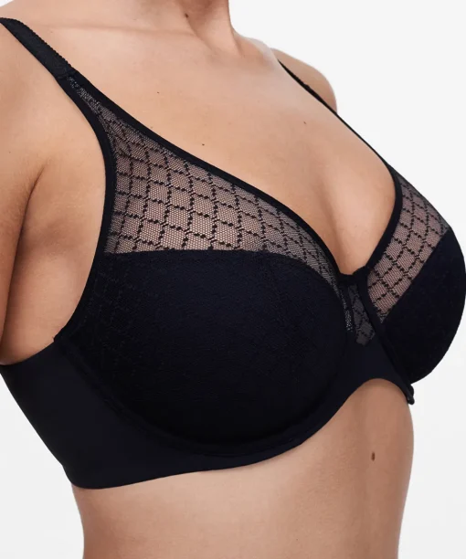 Chantelle Bh'er<011 BLACK - Norah Chic Covering Molded Bra