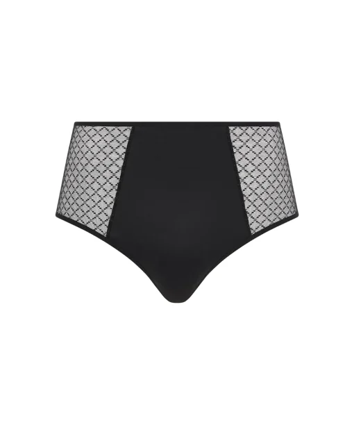 Chantelle Trusser<011 BLACK - Norah Chic High-waisted Full Brief