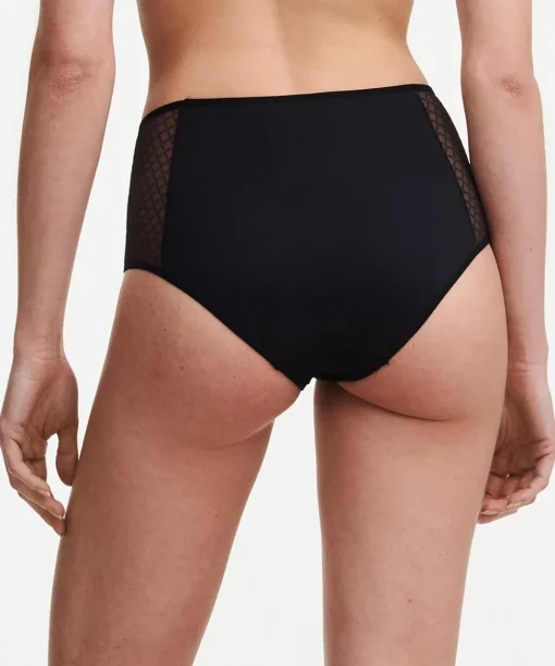 Chantelle Trusser<011 BLACK - Norah Chic High-waisted Full Brief