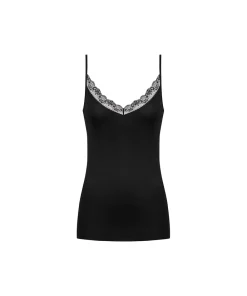 Mey Undertøj<3 BLACK - Pure Sense Spaghetti Top
