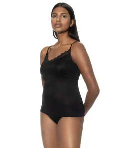 Mey Undertøj<3 BLACK - Pure Sense Spaghetti Top