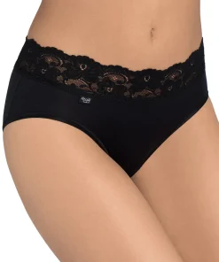 Sloggi Trusser<0004 BLACK - Romance Midi