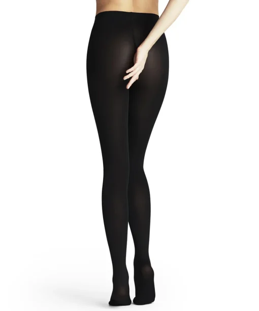 Falke Strømpebukser/ Leggings<3009 BLACK - Seidenglatt 80 TI Tights