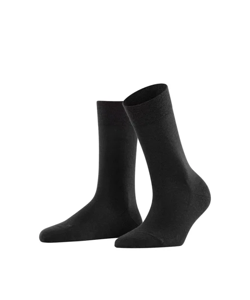 Falke Ankelstrømper/ Sokker<3000 BLACK - Sensitive Berlin SO Socks
