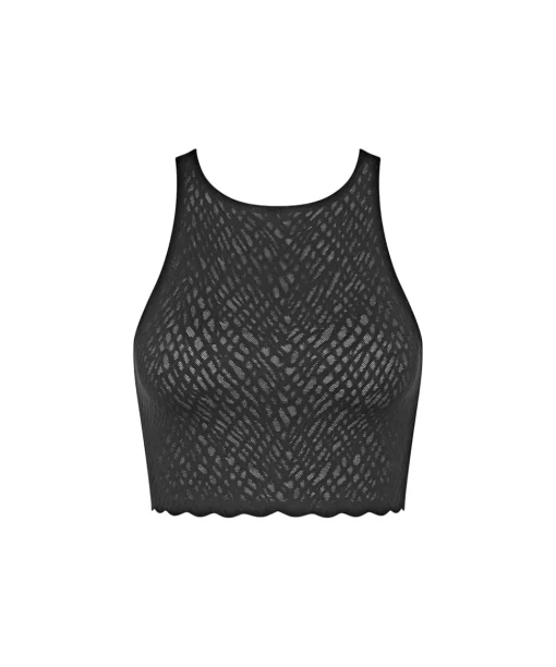 Sloggi Undertøj<0004 BLACK - Zero Feel Bliss Top