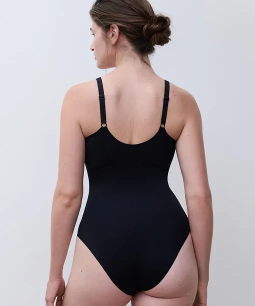 Chantelle Bodystocking<011 BLACK - Smooth Comfort Body Sculptant
