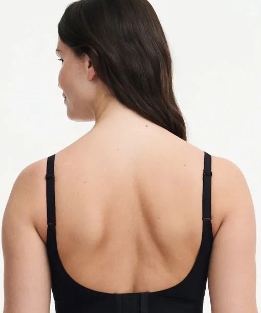 Chantelle Bh'er<011 BLACK - Smooth Comfort Wirefree Support T-shirt Bra