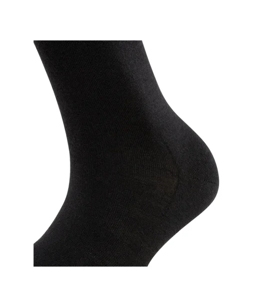 Falke Ankelstrømper/ Sokker<3009 BLACK - Softmerino SO Socks