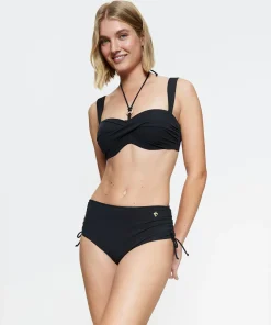 Triumph Bikinier<0004 BLACK - Summer Twist Maxi / Boxer Bikini Trusse