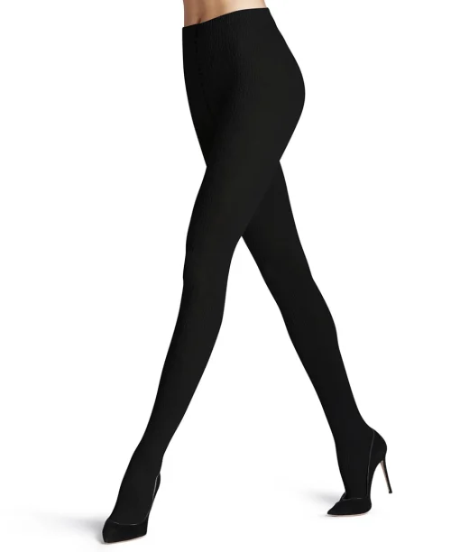 Falke Strømpebukser/ Leggings<3009 BLACK - Temple Angel Tights
