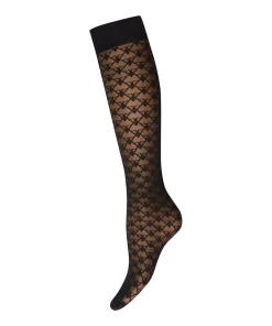 Wolford Knæstrømper<7005 BLACK - Triangle Knee-Highs
