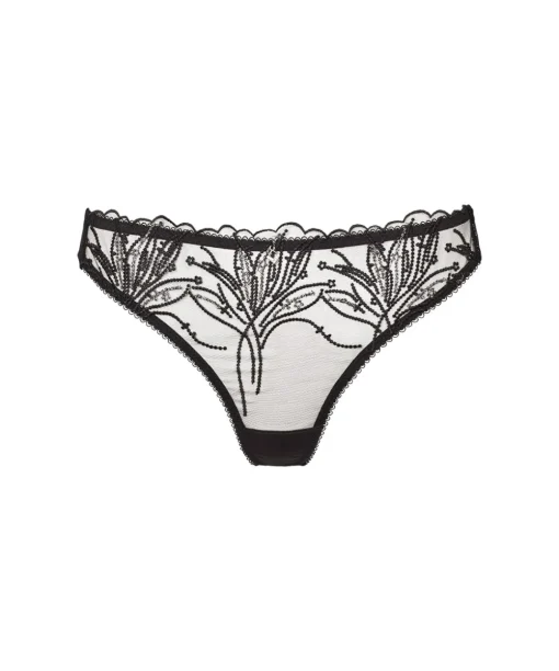 Missya Trusser<174 BLACK W SILVER LUREX - Emily String
