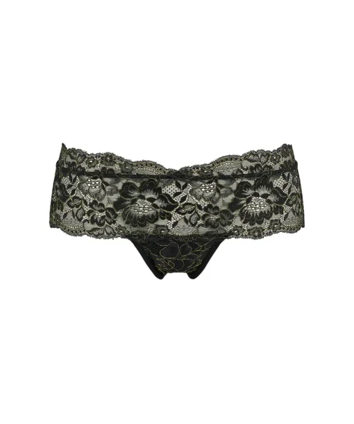 Missya Trusser<425 BLACK WITH GOLD LUREX - Nicole String Lurex