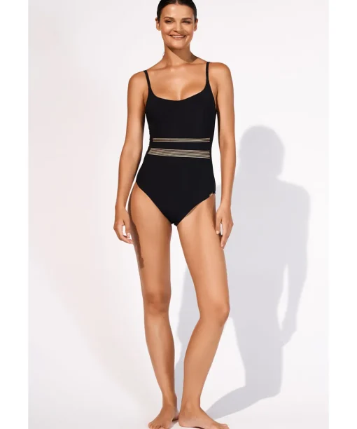 Maryan Mehlhorn Badedragter<972 BLACK-SAND - Stratum Swimsuit