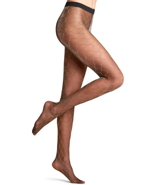 Falke Strømpebukser/ Leggings<3103 BL./SILVER - Fascination TI Tights