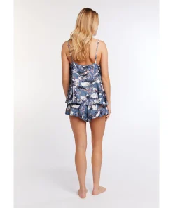 CCDK Copenhagen Top/ Loungeshirt/ Pyjamas<4335 BLUE FOG - Elina Chemise Top