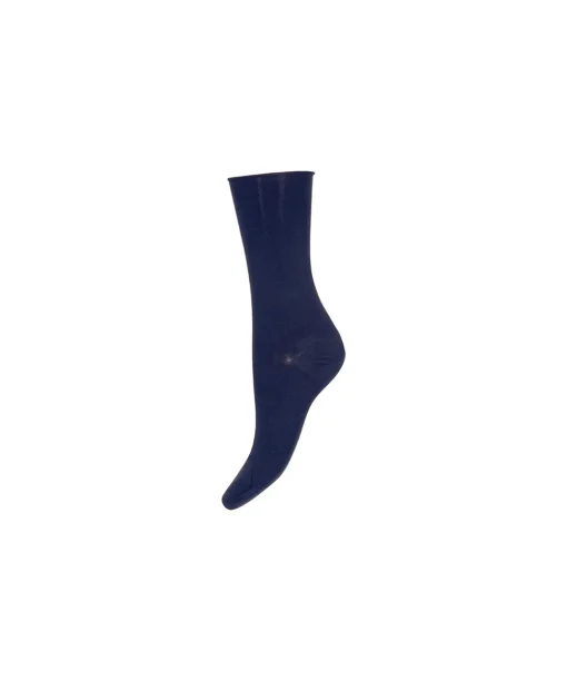 Decoy Ankelstrømper/ Sokker<2347 BLUE IRIS - Sock Fineknit Orgcotton
