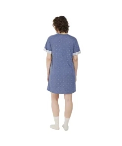 Brandtex Natskjorter/ Big Shirts|Natkjoler/ Underkjoler/ Chemiser<3431 BLUE MELANGE - Night wear